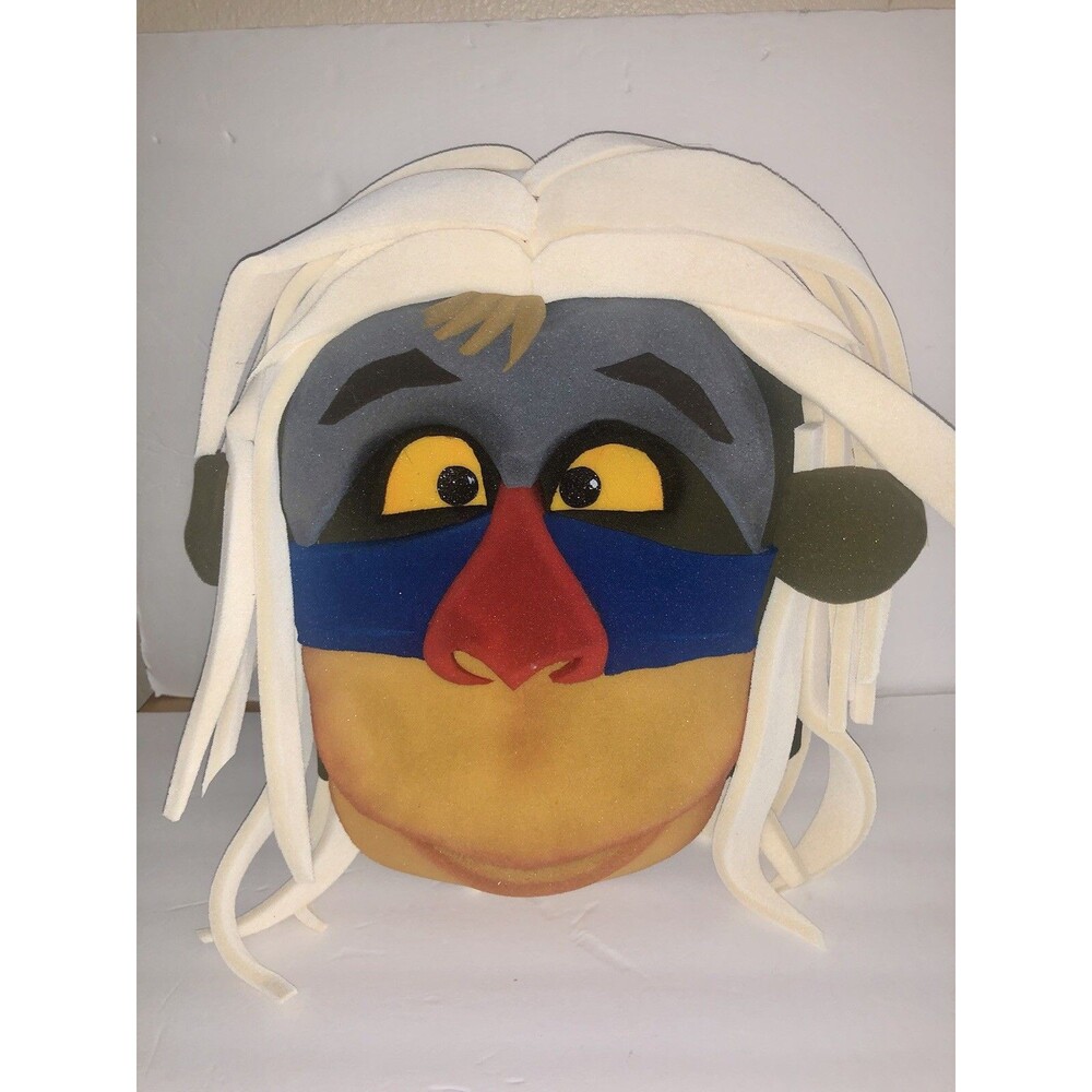 Disney The Lion King Raffiki Headdress Top Head Foam Mask Halloween Handmade